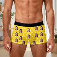 thumbnail image 1 of Printed Pattern Underwear for Daily Comfort Breathable Briefs Men Casual Relaxation Undergarment Apparel, 1 of 3