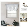 thumbnail image 4 of Ayyufe Short Curtain Solid Color Semicircle Kitchen Short Curtain Window Valance Drape Home Decor, 4 of 7