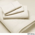 thumbnail image 4 of PureCare Luxury Microfiber Wrinkle Resistant Bed Sheet Set White King 300 - 499,299 and Below, 4 of 4