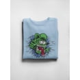 thumbnail image 3 of Rat Fink Through Hole Face Sweatshirt Men -T-Line Designs, Male Small, 3 of 4