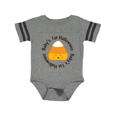 

Inktastic First Halloween Candy Corn Gift Baby Boy or Baby Girl Bodysuit