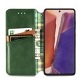 thumbnail image 5 of Galaxy Note 20 Case Cover, Allytech PU Leather Slim Fit Credit Cards Holder Anti-scratch Book Style Shock Protection Wireless Charging Support Wallet Case Cover for Samsung Galaxy Note 20,Green, 5 of 13