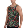 thumbnail image 2 of Haiem Strawberry Men Workout Tank Top Gym Bodybuilding Sleeveless Muscle T Shirts Athletic Tank Breathable Workout Shirt-XX-Large, 2 of 9