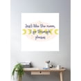thumbnail image 2 of Just Like The Moon I Go Through Phases Pink And Yellow Poster Wall Art, Modern Wall Decor, 16x16 UNFRAMED, 2 of 3