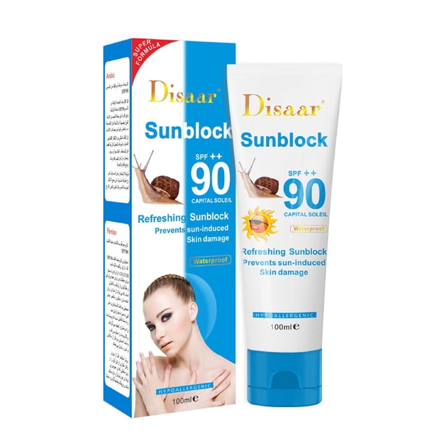 Protector solar corporal de verano con fijador y corrector de protección solar (100 ml)