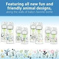 thumbnail image 4 of Dr. Brown's Natural Flow Anti-Colic Options+ Wide-Neck Baby Bottle Ocean Designs, 2 x 9oz Bottles, 4 of 9