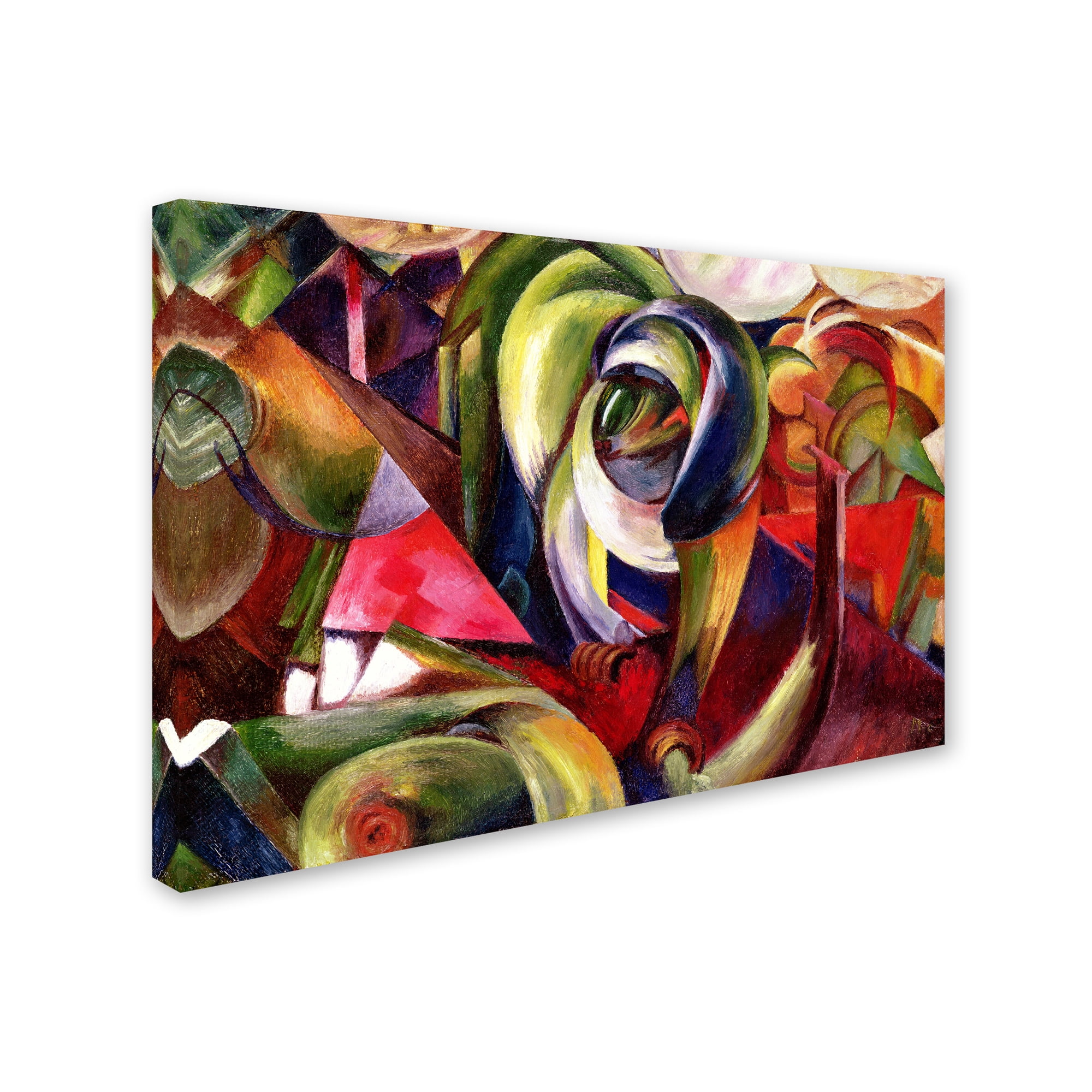 Trademark Fine Art "Mandrill, 1913" Canvas Art by Franz Marc
