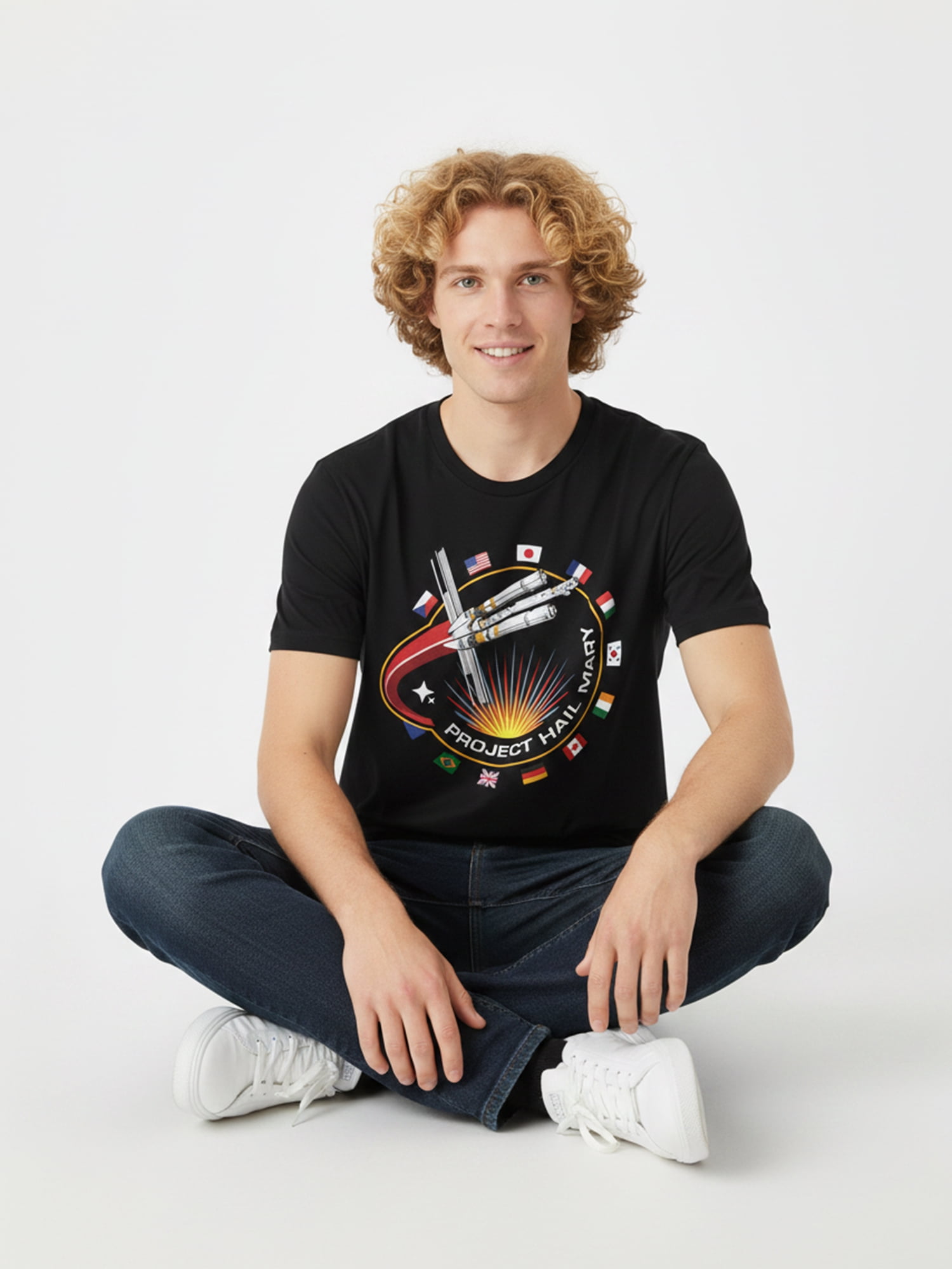 Project Hail Mary Men's Graphic Short Sleeve Tee, Sizes S-3XL