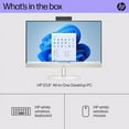 thumbnail image 3 of HP 24 inch All-in-One Desktop PC, FHD Display, Intel Core Ultra 5 125U, 8 GB RAM, 512 GB SSD, Intel Graphics, Windows 11 Home, 24-cr1070 (2024), 3 of 3