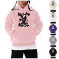 thumbnail image 3 of Toddler Sweatshirt Kids Fashion Long Sleeved Cartoon Rabbit Print Hoodie Top Soft Hoodies Girls White 6 Years-7 Years, 3 of 4