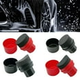 thumbnail image 2 of Car Wheel Polishing Waxing Curved Tire Sponge Brush with Cover Tire Clean Black Radians Hard, 2 of 5