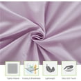 thumbnail image 4 of Lavender King Size Sheets Set 4 Piece, Hotel Luxury Super Soft 1800 Series Microfiber Bed Sheets King Set-Wrinkle Free & Breathable-14 Deep Pocket Sheets for King Size Bed(King,Lavender), 4 of 14