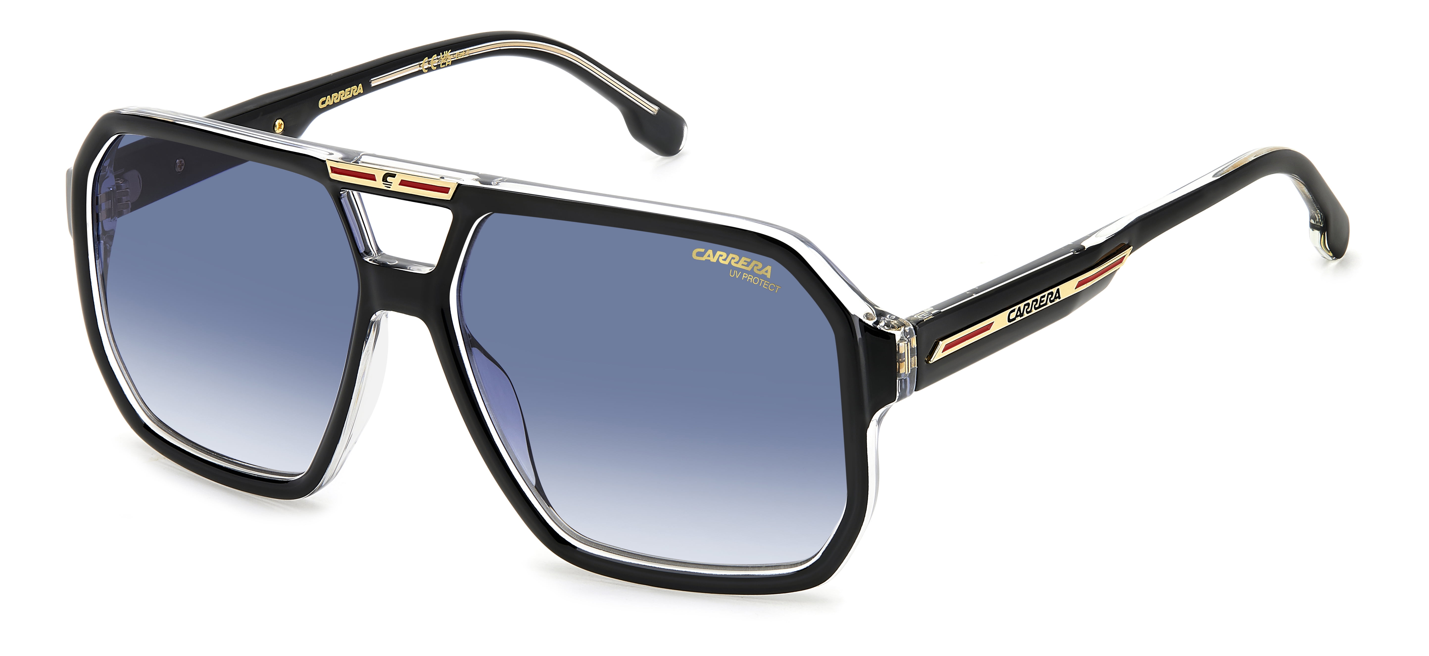 Carrera CARRERA 278/S 0003/UC Polarized Green Browline Men  display picture 2