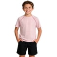 thumbnail image 2 of FRSASU Short Sleeve Boys Girls Rash Guard Crew Neck Quick Dry Summer Swim Shirt, 2 of 7