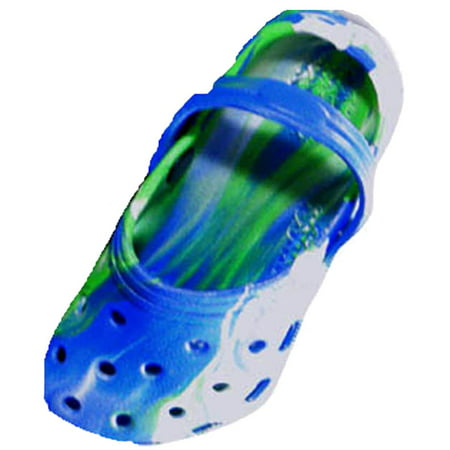 Veggies - Toddler Girls Aquarium Slip On Shoe Blue Tie Dye / 12 M US Little (Best Way To Dye Shoes)