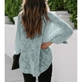 thumbnail image 4 of Camisa de manga larga a la moda para mujer, blusa de manga larga con solapa, camisa de manga larga con solapa, blusas de manga larga con botones, elegantes y modernas, 4 of 6