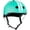 Shiny Aqua White, variant on Mountalk Kids Bicycle Helmet, Shiny Black