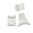 thumbnail image 4 of Elodie 2 Pieces Headphone Stand Holder Under Table Lightweight Headset Storage Rack White, 4 of 8