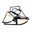 thumbnail image 2 of Victoria's Secret Pink Push-up Triangle Swim Bikini Top Shiny Navy Blue Size Medium NWT, 2 of 2