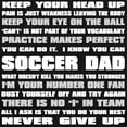 thumbnail image 3 of CafePress - Soccer Dad Quotes Dark T Shirt - Men's Classic Graphic Cotton T-Shirt, 3 of 4