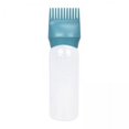 thumbnail image 1 of Botella Aplicadora De Peine De Raíz De 2x120ml, Herramienta De Peluquería Permanente Vacía Para El Hogar, Verde 2 piezas, 1 of 8