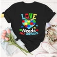 thumbnail image 5 of CHENge Autism Awareness Shirt Women Autism Support Month T Shirts Autism Mom Tee Autistic Acceptance Inspirational Tops, 5 of 6