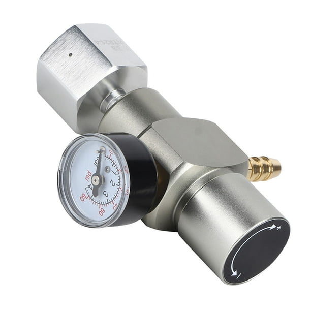 Regulador de Gas de CO2, Regulador de Gas de Soda Con 3/8in A TR21.4 Adaptador Para Villa para otro Lugar para el Hogar para el Hogar para la Oficina