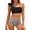 Black, variant on Girls Two Piece Swimsuit Solid Color Bathing For Kids Youth Teen Summer Beach Pool Swimwear 8 16/Light Purple/8Y