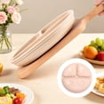 thumbnail image 5 of Cevemin 3 Compartment Silicone Suction Plate Anti-Slip Divided Toddler Plate Microwave Dishwasher Safe Food Tray for Baby Self Feeding, 5 of 6