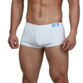 thumbnail image 1 of Men's Underwear Boxer Trunk Low Rise Sexy Fashion Short Comfortable Sport Underpants White M, 1 of 5