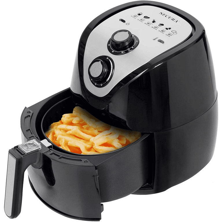 Sorandy Air Fryer, Oil Healthy Electric Fryer 6L US Plug 110V 360 Degree  Cycle Heating Electric Hot Fryers with Nonstick Cooker, Easy to Use