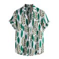 thumbnail image 2 of Palato Mens T Shirts,Men Hawaiian Short Sleeve Beach Shirt Printed Summer Casual Button Down Shirts, 2 of 9