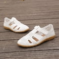 thumbnail image 4 of Wensltd Women's Sandals Closed Toe Flat Sandals With Adjustable Straps For Casual Summer And Everyday Wear, 4 of 9
