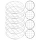 thumbnail image 5 of BRIGHTFUFU 10 Uds. Rejilla Floral reutilizable, florero de Metal con rejilla, florero, florero con rejilla Floral, florero, rejilla de pluma, 5 of 8