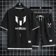 thumbnail image 3 of Traje deportivo de dos piezas para hombre, cómodo y transpirable, para correr, baloncesto, entrenamiento, manga corta, informal, tallas M a 3XL, 3 of 5