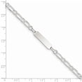 thumbnail image 2 of White Sterling Silver bracelet Childrens 5.5 in 6 mm, 2 of 2