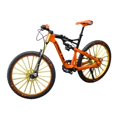 thumbnail image 2 of juguete miniatura Modelo de bicicleta, juguete de bicicleta para , simulación de bicicleta de montaña, Mini modelo curvo para el hogar, dormitorio, sala de estar, - naranja SM SunniMix Miniatura de Bicicleta Diecast, 2 of 6