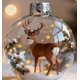 thumbnail image 1 of Seyotauo Christmas Ornament Glass Snowflake Ball Pendant with Forest Animals Intricate Designs - Durable for Christmas Tree Decoration Garlands Decor, Festive Gift for Nature Enthusiasts, 1 of 1
