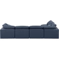 thumbnail image 5 of Meridian Furniture Indulge 164" Fabric L-Shaped Modular Sectional in Navy, 5 of 6