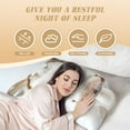 thumbnail image 3 of Bixox White Reindeer Portrait Print Body Pillow Cover with Zipper Closure, Cozy Fuzzy Fleece Body Pillow Case Cover 20 x 54 Inches,Long Body Pillow Pillowcase, 3 of 6