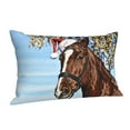 thumbnail image 2 of Kll Christmas Horse Pillow Covers Envelope Closure,Super Soft And Cozy Fuzzy Fleece Pillow Case Cover 14"X20", 2 of 9