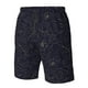 thumbnail image 4 of Balery Copper-Gold Gloss Outline Peony Traje de Baño Estilo Hawaiano para Hombre, Shorts de Secado Rápido con Bolsillos-Small, 4 of 6