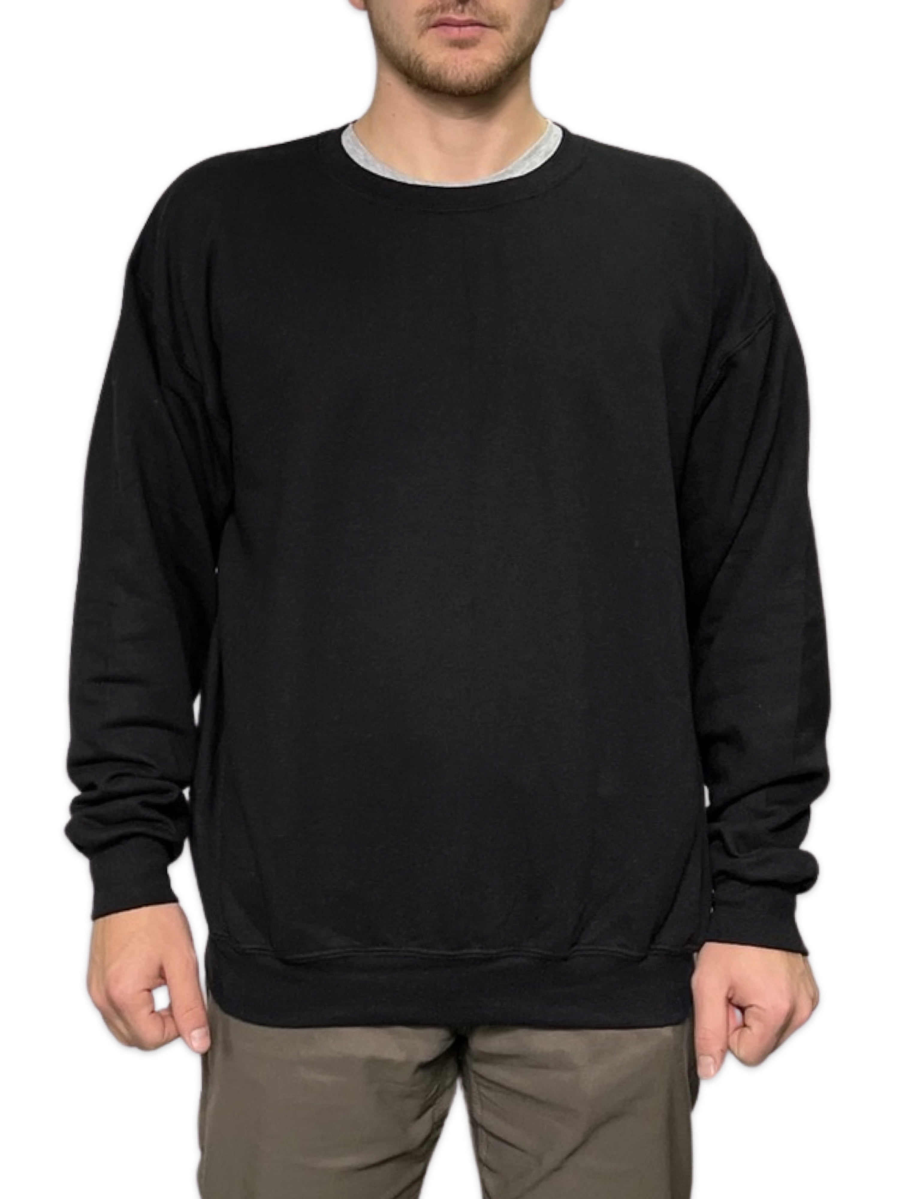 Fruit of the Loom Men's Essential Crew Neck Sweatshirt