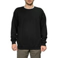 thumbnail image 2 of Fruit of the Loom Men's Crew Neck Sweatshirt Irregular Black S-4XL, 2 of 4