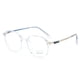 thumbnail image 2 of Gafas de protección ocular con marco redondo irregular, color del marco, marco óptico transparente, antiluz azul, 2 of 2