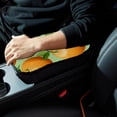 thumbnail image 6 of Cantaloupe Soft Comfortable Furry Printed Car Armrest Pad Armrest Accessories Car Armrest Cover 12.5x8.2 Inch, 6 of 6