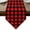 Red Black, variant on Table Runners 90 Inches Long, Black Yellow Plaid Cotton Linen Kitchen Dining Coffee Table Runner for Party Home Decor, Retro Country Buffalo Check Gingham Tabletop Dresser Scarves Runner 13x90 Inch