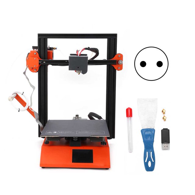 Impresora 3D Máquina de metal industrial de alta precisión Kit de bricolaje Educación Ahorro de energía Enchufe europeo 250 V