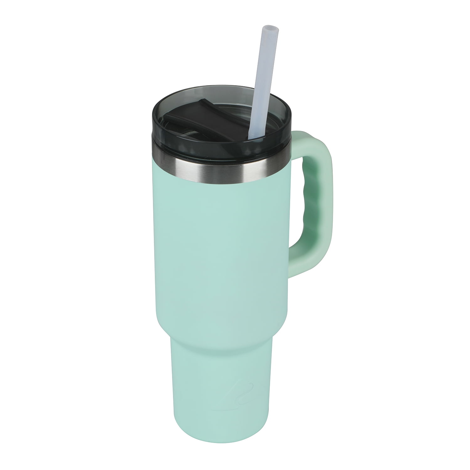 Ozark Trail 40 oz Vacuum Insulated Stainless Steel Tumbler, Mint Green