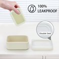 thumbnail image 3 of Leak Proof Silicone Travel Soap Case with Draining Layer, Compact Portable Soap Container, Shatterproof Soap Holder for Traveling, Camping, Gym, Bar Soap Caddy (Dark Blue), 3 of 7